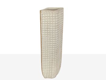 VASE RÉSINE CRÈME HM12202 1