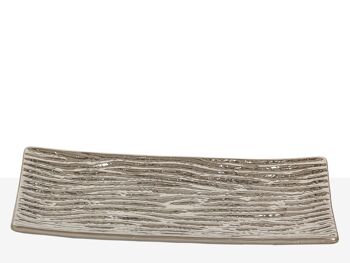 CENTRE CÉRAMIQUE ARGENT 31X14X3CM HM22211 1