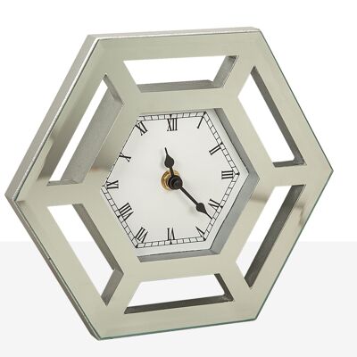 RELOJ ESPEJO EXAGONAL CALADO HM51037
