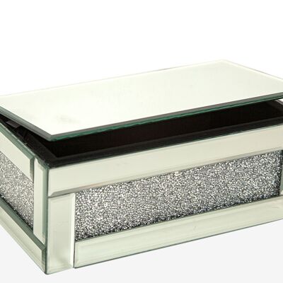 SCATOLA RETTANGOLARE SPECCHIO 21X12X9CM HM51039