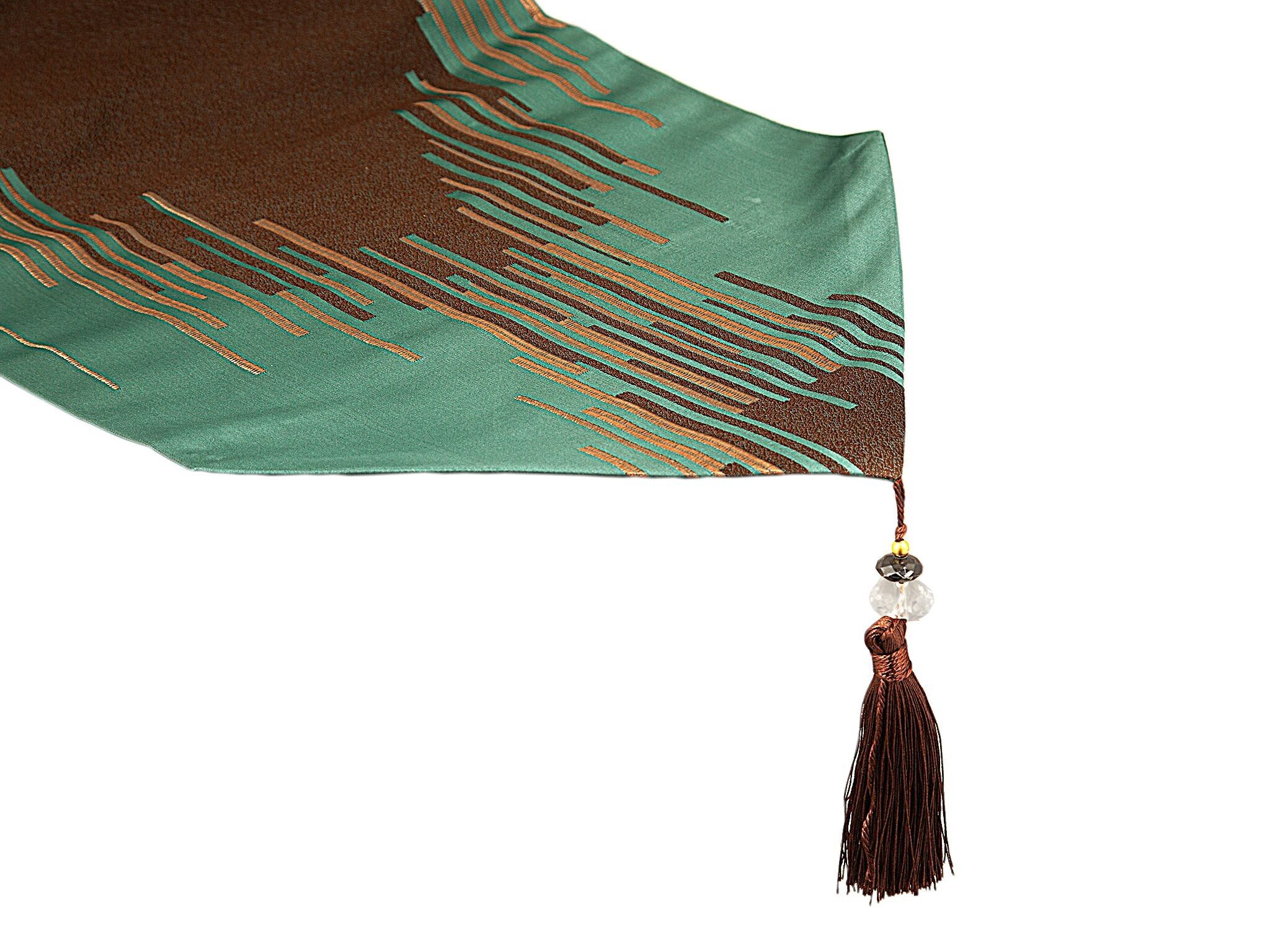 RUNNER DA TAVOLO CON NAPPINE 100% POLIESTERE HM83264