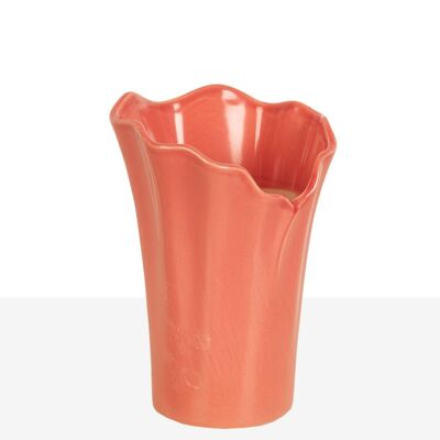 VASE CÉRAMIQUE ROSE HM84404