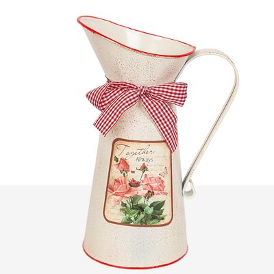 METAL CREAM JUG WITH BOW HM84760