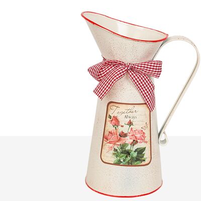 METAL CREAM JUG WITH BOW HM84760