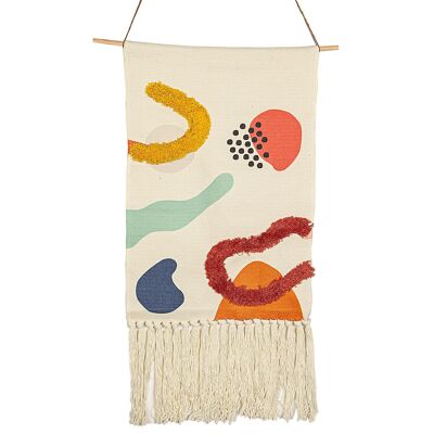 HANGING TAPESTRY 45% COTTON+45% POLYESTER +10% VISCOSE 40X40X60CM HM84803
