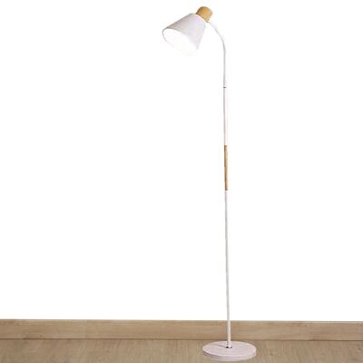 WHITE METAL FLOOR LAMP WITH SCREEN. HM84829