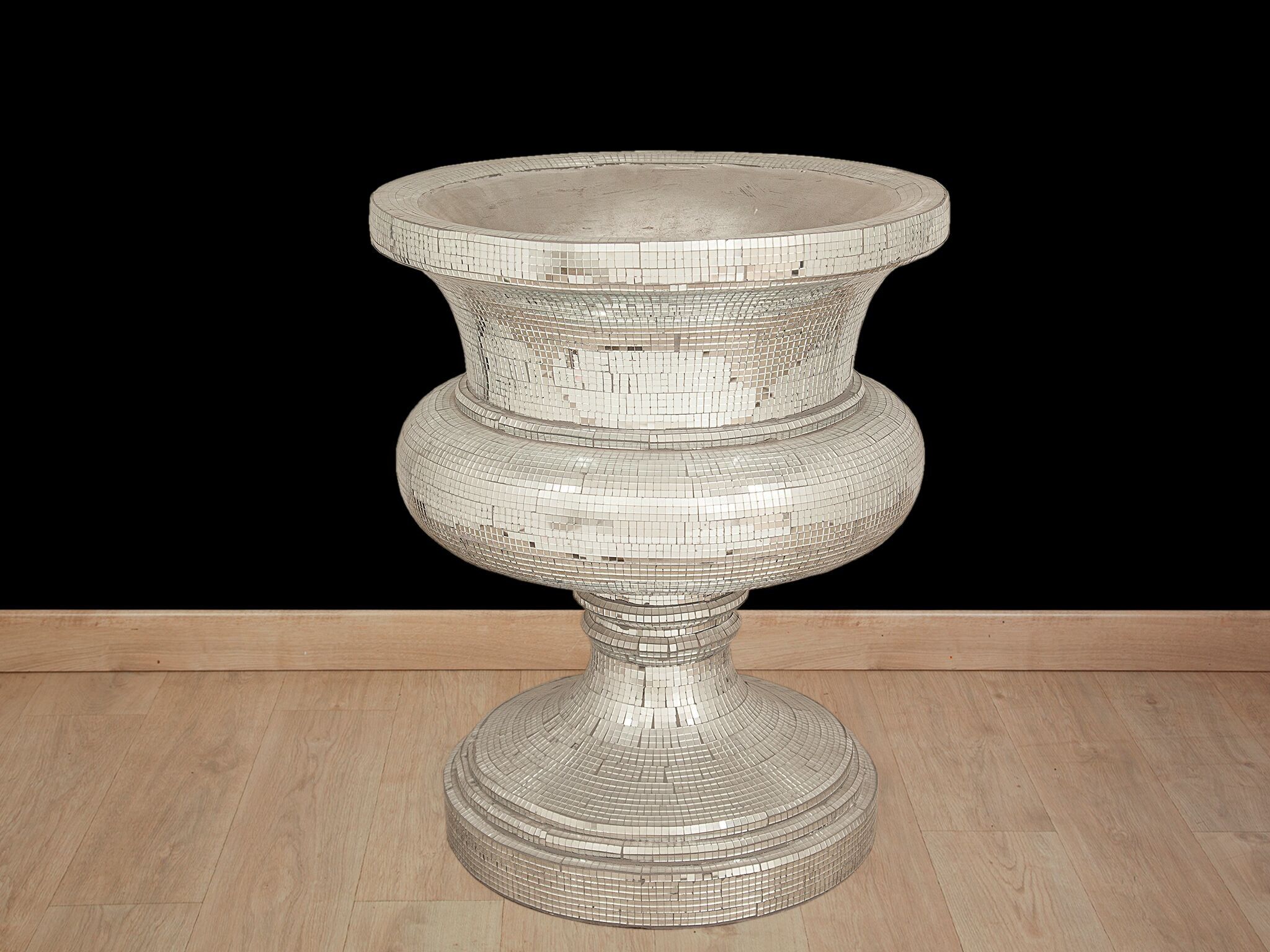 MOSAICO COPON IN CERAMICA ARGENTO HM85105