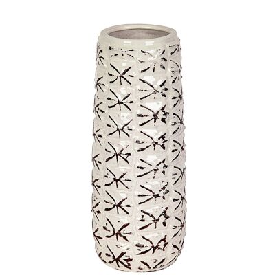 VASO IN CERAMICA BIANCA HM85153