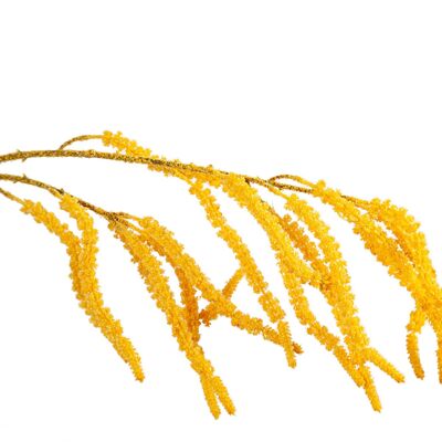 BRANCHE MIMOSA À SUSPENDRE JAUNE POLYESTER 101X0X101CM HM92103