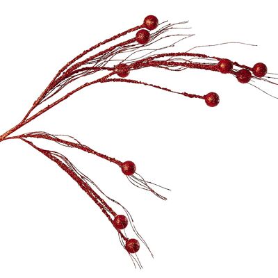 BRANCHE AVEC BILLES PVC ROUGES HM92283