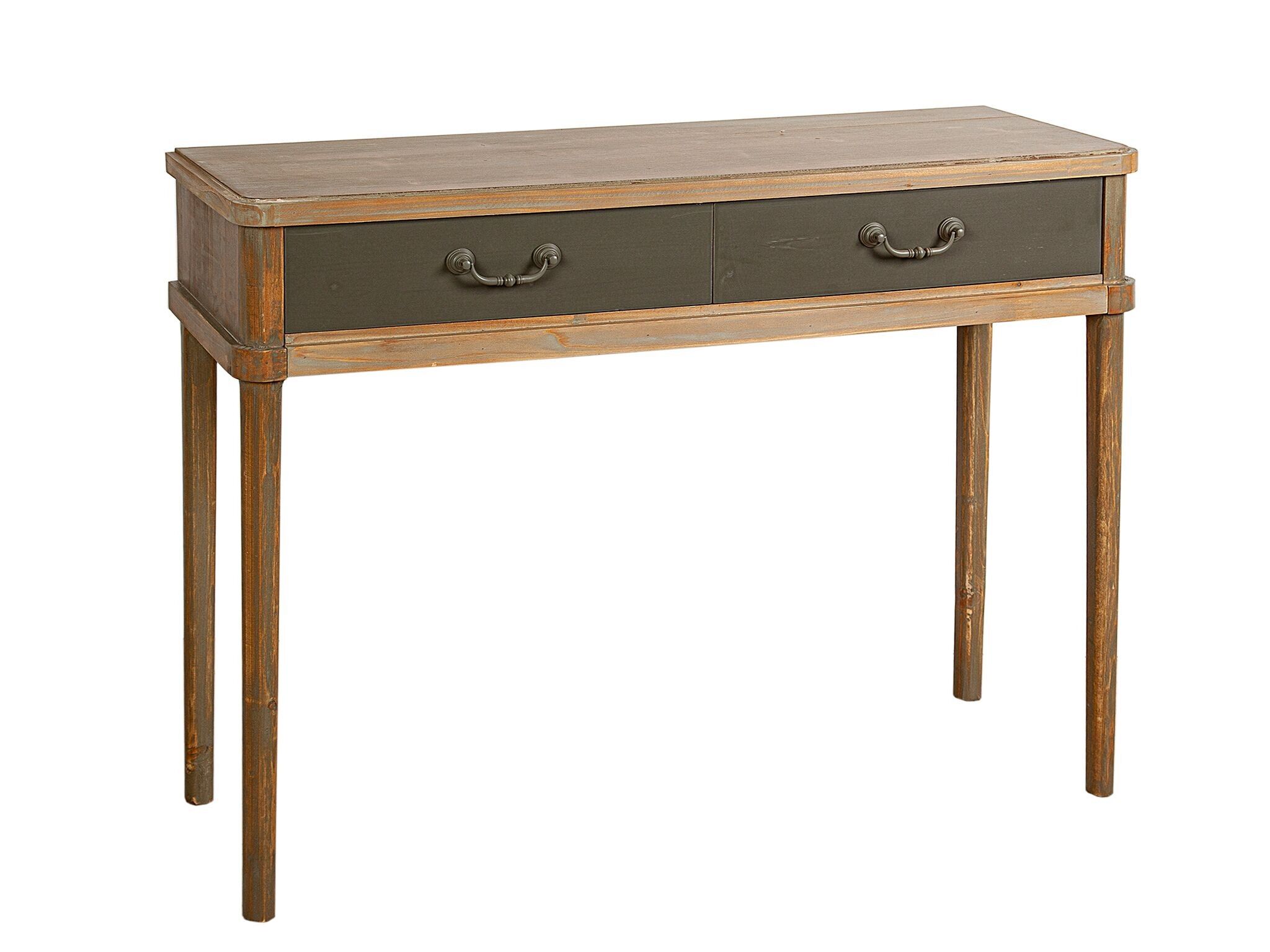 CONSOLLE 2 CASSETTI IN LEGNO PINO/DM BICOLORE HM142212