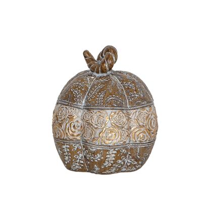 RESINA DECORATIVA ZUCCA 16X15X17CM HM191219