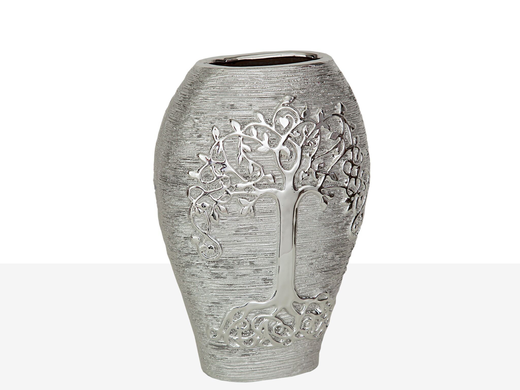 PORZELLANVASE. SILBER HM221071
