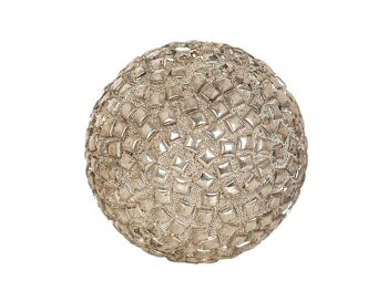 BOULE EN VERRE ARGENT HM252219 1