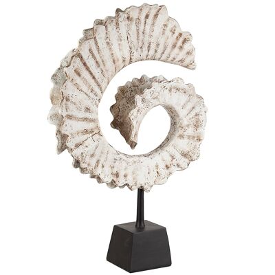 CREAM ALUMINUM DECORATIVE PIECE 43X13X66CM HM272206