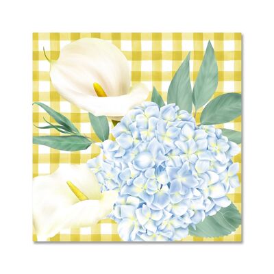 VICHY CANVAS PAINTING 30X2X30CM HM401067