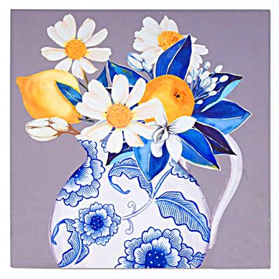 TOILE PEINTE 30X2X30CM HM401134