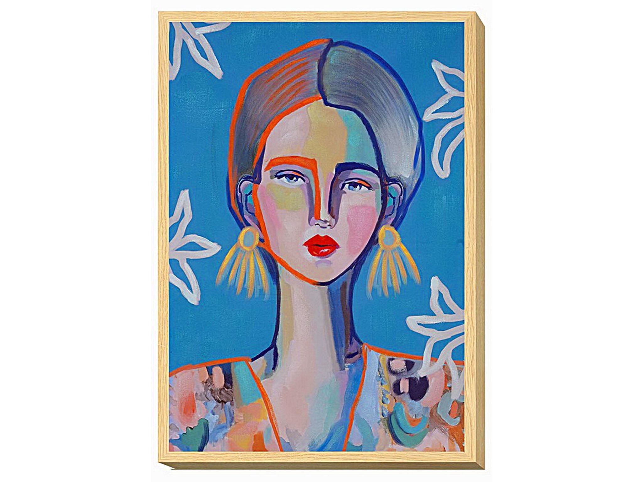 BEMALTE LEINWAND MIT RAHMEN HM401168