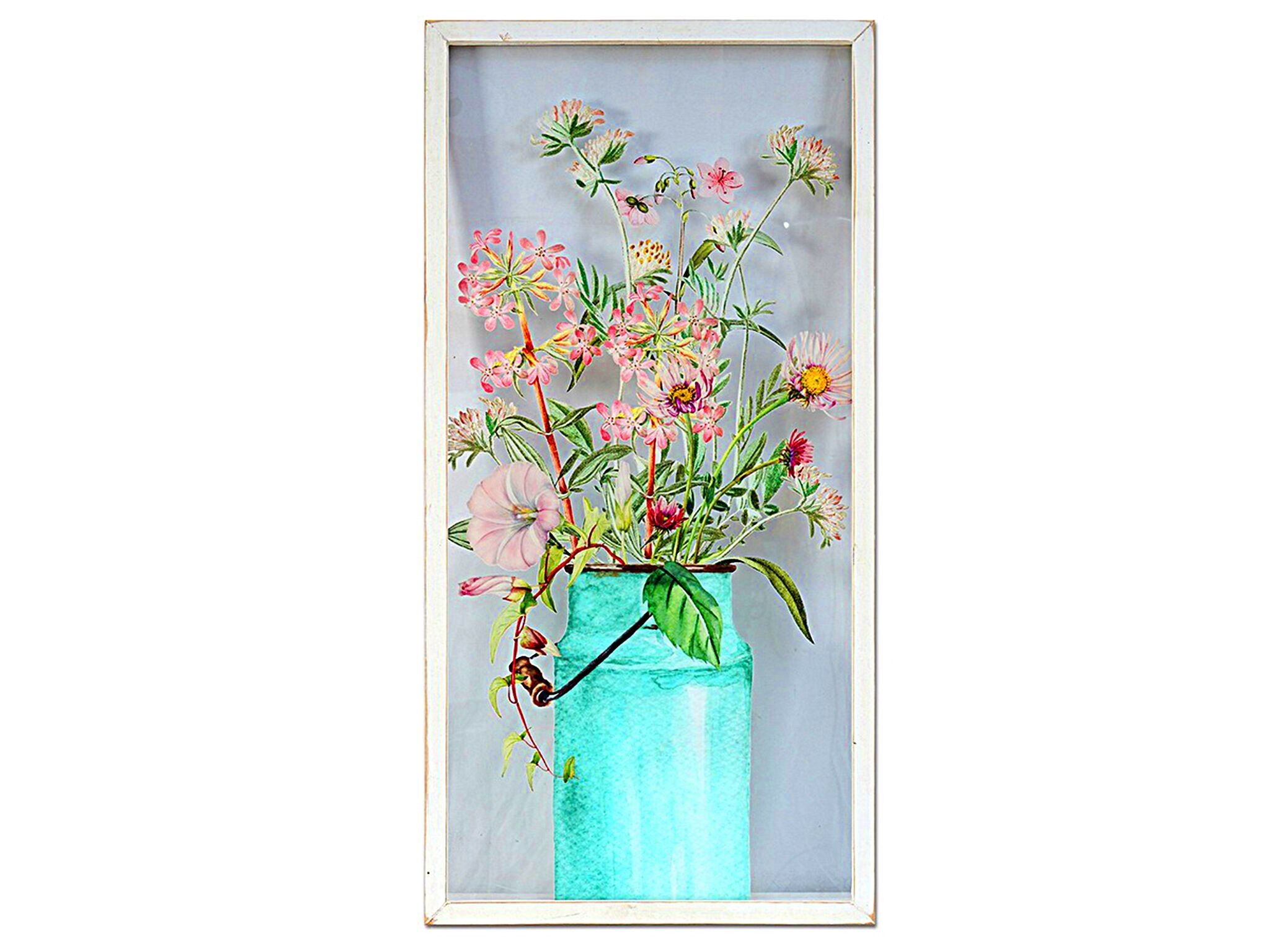 LACKIERTE PVC-PLATTE MIT HOLZRAHMEN HM401180