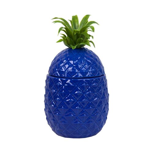 Blue Pineapple Ice Bucket with Lid
