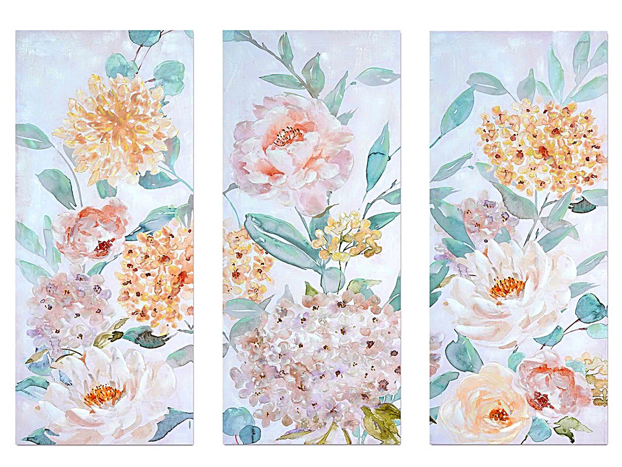 BEMALTES LEINWAND-TRIPTYCHON HM401201