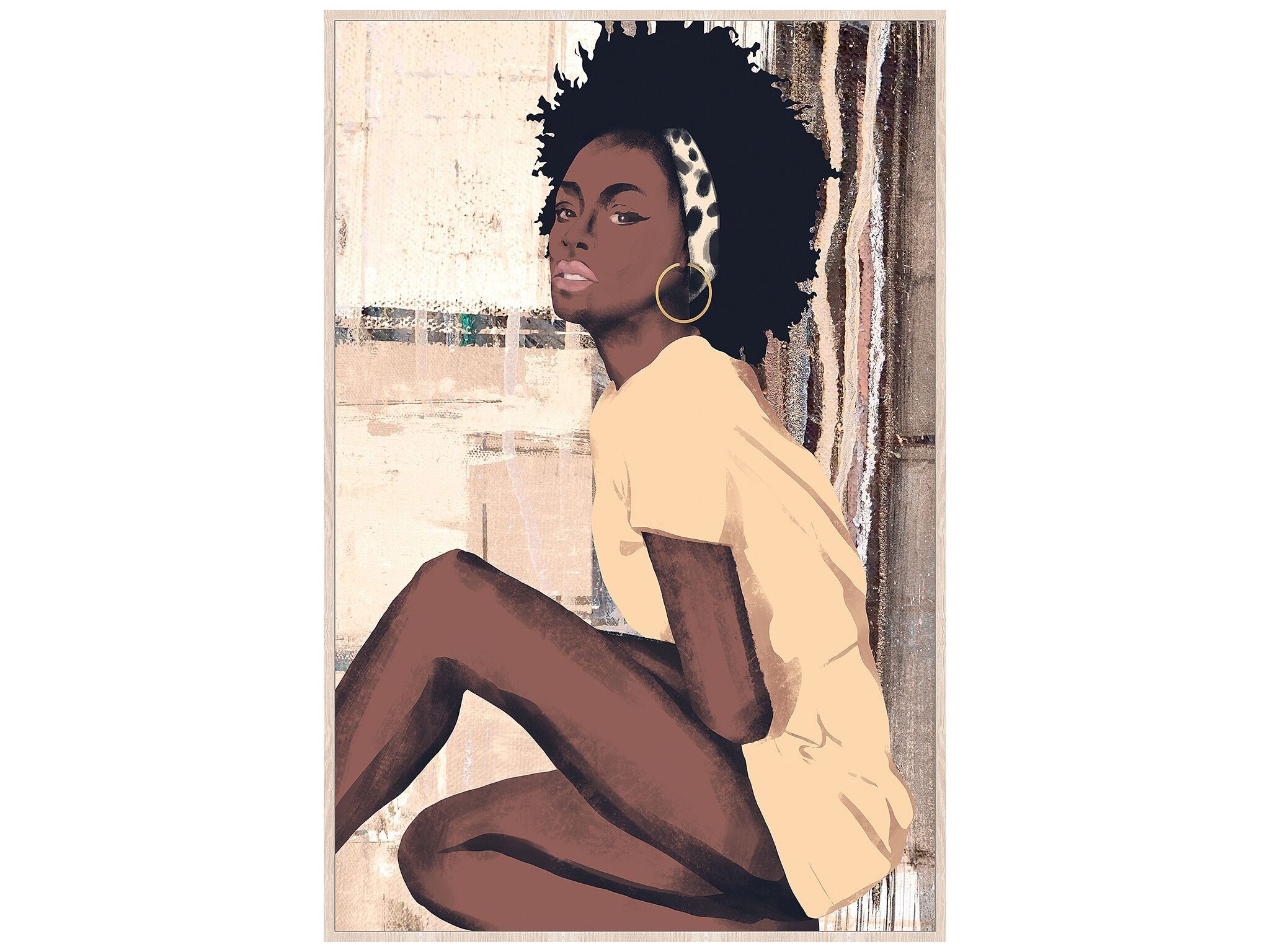 LEINWAND-BILDERRAHMEN DM AFRO WOMAN HM402205