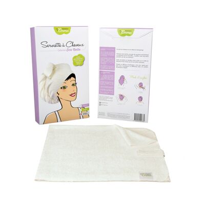 Hair towel - Ecrue