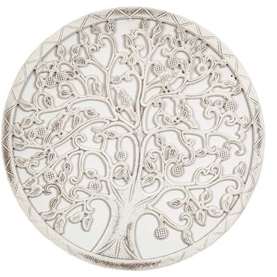 REDDO TREE WALL PLATE WHITE DM 60X2X60CM HM402283