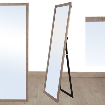 SPECCHIO VESTIARIO M/CHAMPANGE C/SOP. PVC 50X2X160CM HM422103