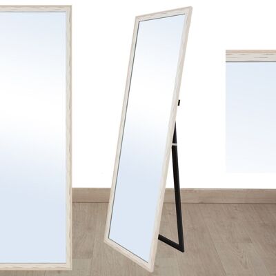 M/PATINED DRESSING MIRROR WITH SOP. PVC CREAM HM422104