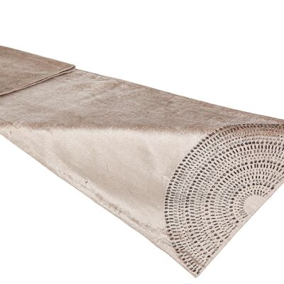 VELVET TABLE RUNNER WITH Rhinestones HM492294