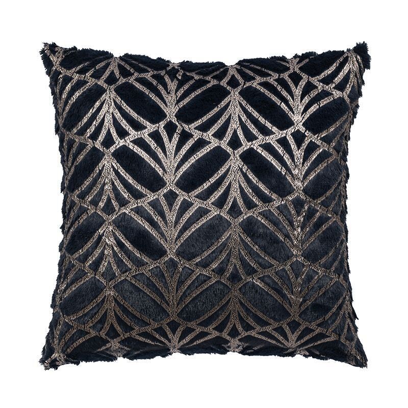 BLACK/GOLD VELVET CUSHION 400 GRMS HM841132