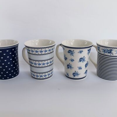 MUG DÉCORÉ 350 ML (4 MODÈLES ASSORTIS) 9X11X6CM HM841151