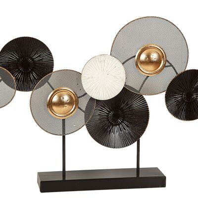 DECORATION OF METAL DISCS FOR TABLE HM841187