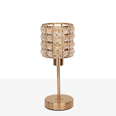 METAL/GLASS TABLE LAMP 11X11X29CM HM1121010