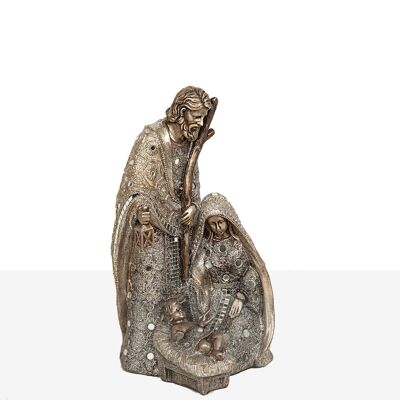 FIGURA NASCITA IN RESINA 18X18X30CM HM1921103