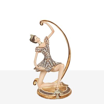 RESIN DANCER FIGURE 14X11X26CM HM1921130