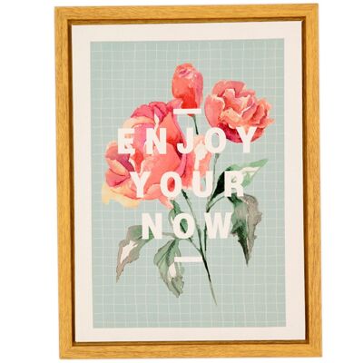 ROSES PAINTING WITH FRAME 40X30X0CM HM4018339