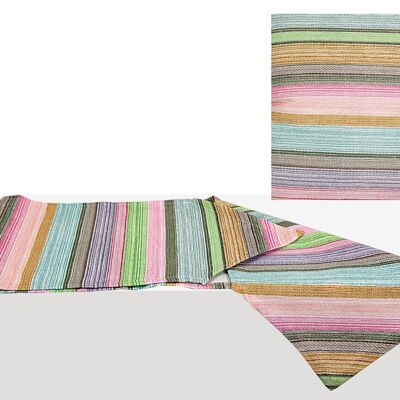 PRINTED TABLE RUNNER 50% POLYESTER 50% COTTON 35X1X150CM HM4922022
