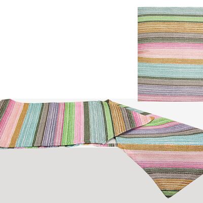 RUNNER STAMPATO 50% POLIESTERE 50% COTONE 35X1X150CM HM4922022