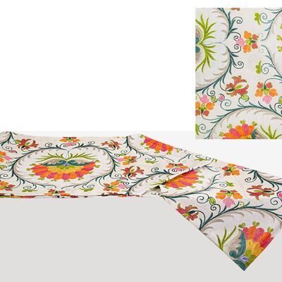 PRINTED TABLE RUNNER 50% POLYESTER 50% COTTON 35X1X150CM HM4922042