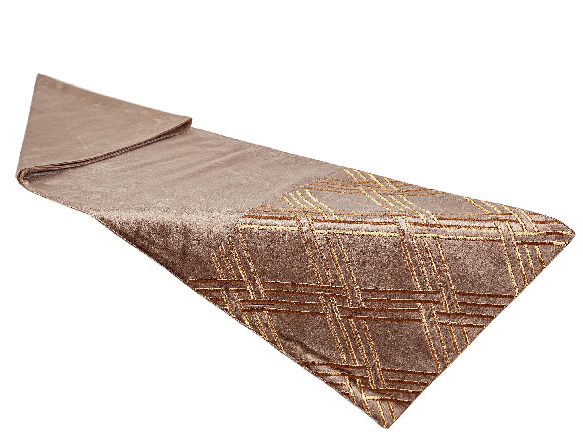 Runner da tavolo in velluto ricamato HM4922112