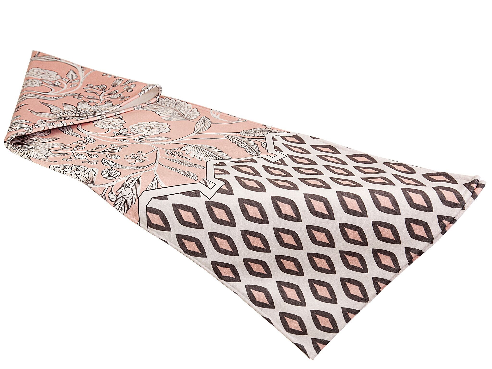 CAMINO DE MESA ESTAMPADO ROSA POLIEST HM4922692