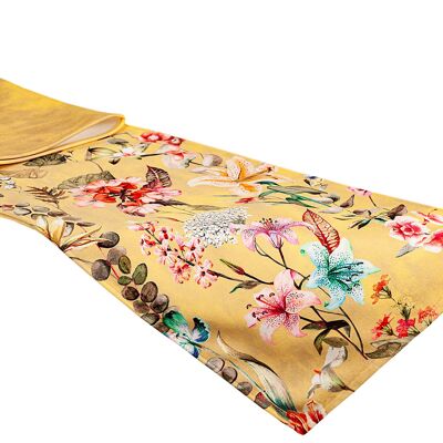 POLIEST YELLOW PRINTED TABLE RUNNER HM4922702