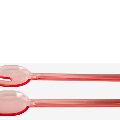 PINK PLASTIC CUTLERY SET HM8018241