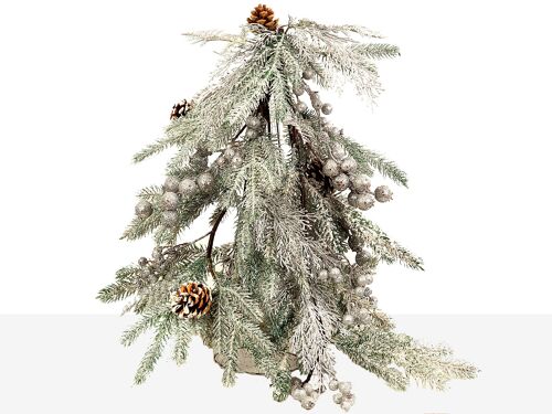 ARBOL NAVIDAD DECORADO 13X13X50CM HM8119347