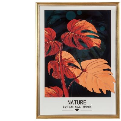 LEAVES PICTURE M/GOLD WOOD/GLASS HM8119579