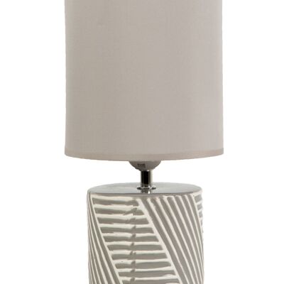 CREAM CERAMIC LAMP WITH SCREEN HM8521144