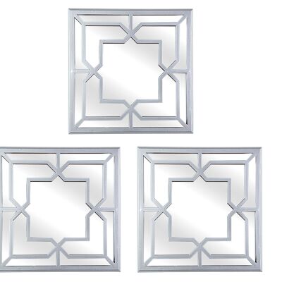 SET 3 SILBERNE PVC-SPIEGEL HM8521311