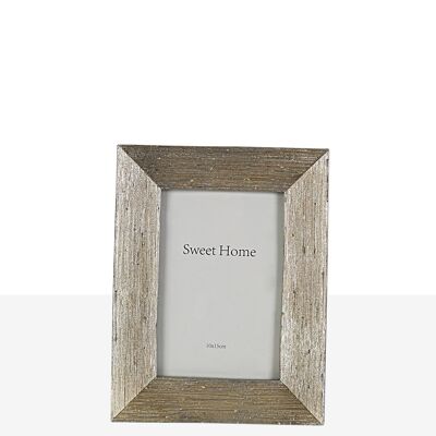 SILVER RESIN PHOTO HOLDER 10X15X0CM HM10208010